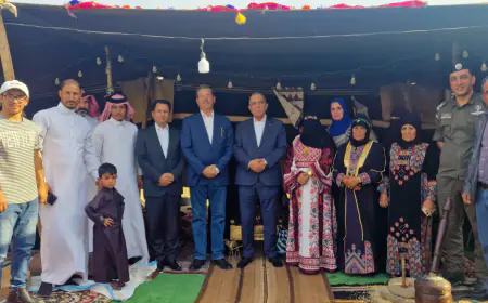 وزير الثقافة يزور البادية الشمالية في إطار جولة ميدانية