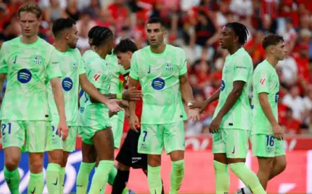 بالفيديو.. برشلونة يدافع عن لقبه بثلاثية