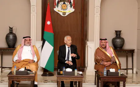 العيسوي يلتقي وفدا من عشيرة الذيب /بني صخر