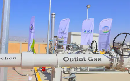 وزير الطاقة  يفتتح  أول محطة لتعبئة غاز الحافلات والشاحنات والمركبات من حقل الريشة