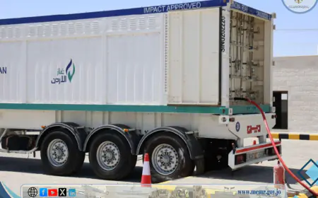 الخرابشة يفتتح أول محطة مستقلة لتعبئة الغاز المضغوط المخصص للحافلات والشاحنات والمركبات من غاز الريشة