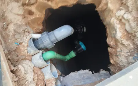 المياه: ضبط مصنع يعتدي على خط ناقل في منطقة المفرق (صور)