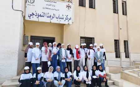 مديرية شباب إربد تطلق معسكر التغير المناخي في مركز شباب وشابات الرمثا.