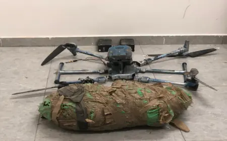 الجيش يحبط محاولة تهريب مخدرات  بواسطة طائرة مسيرة