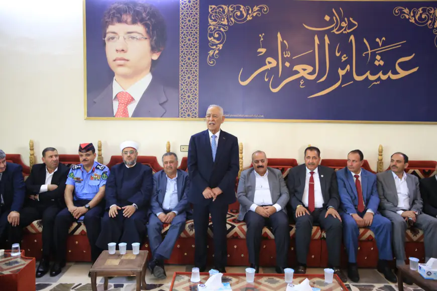 مندوبا عن الملك وولي العهد.. العيسوي يعزي الشرايري والعزام والناصر والزبون