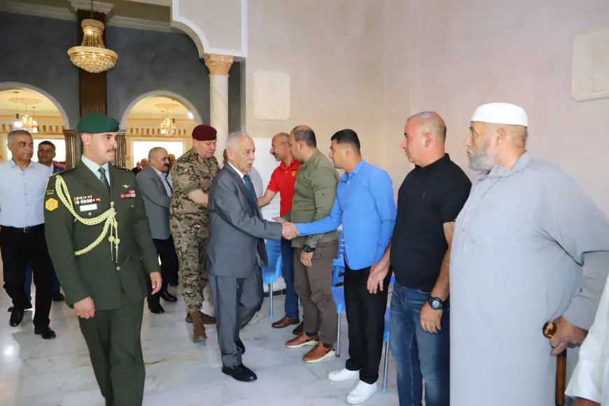 مندوبا عن الملك وولي العهد...العيسوي يعزي الرشيدات والبطران ودورا