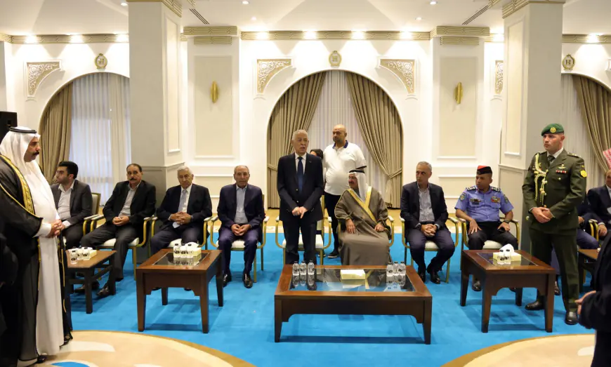مندوبا عن الملك وولي العهد.. العيسوي يعزي بوفاة نجل النائب الصقور