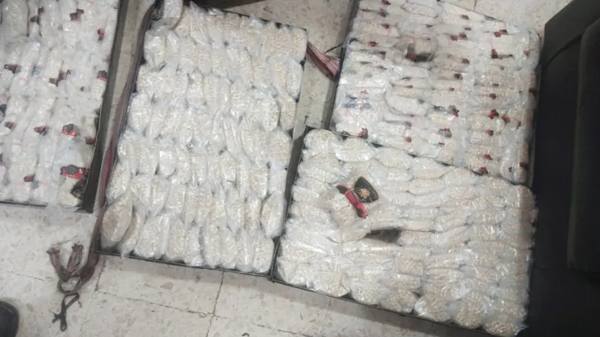 إحباط محاولة تهريب كمية كبيرة من حبوب الكبتاغون المخدرة