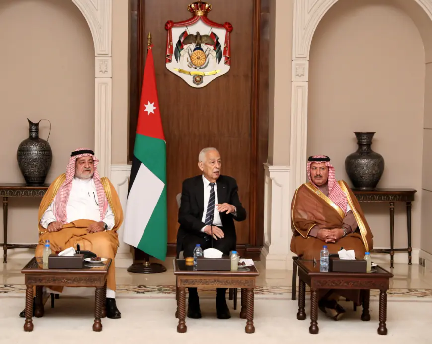 العيسوي يلتقي وفدا من عشيرة الذيب /بني صخر