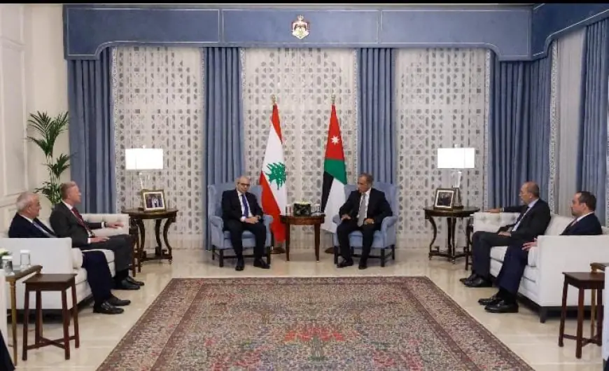 رئيس الوزراء الدكتور جعفر حسان خلال مباحثاته مع رئيس مجلس الوزراء اللبناني: الواقع لا يشير إلى وهم إسرائيل الكبرى بل إلى إسرائيل المنبوذة المعزولة المحارَبَة