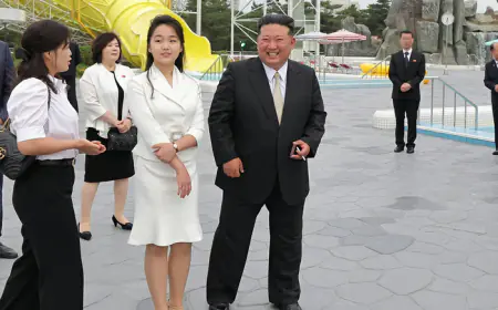 وريثة الزعيم الكوري تخرج للنور.. كيم جو آي تخترق البروتوكول وتظهر بين زعماء العالم (فيديو)