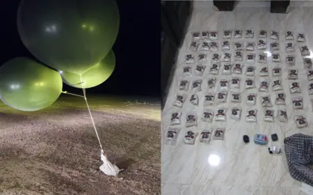 الجيش يحبط مخطط بالونات الشر (صور)