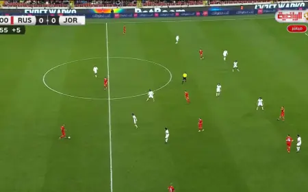 التعادل السلبي يحسم مواجهة النشامى وروسيا