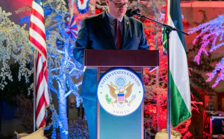 السفارة الأمريكية في عمان تحتفل بمرور 249 عاما على استقلال الولايات المتحدة 