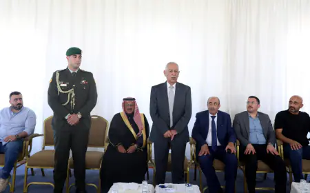 مندوبا عن الملك وولي العهد.. العيسوي يعزي عشيرة النهار