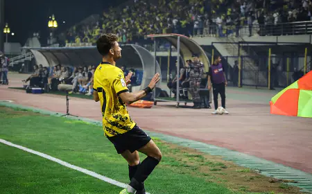 الفاخوري يوضح موقفه بعد هدفه في مرمى الفيصلي (صورة)