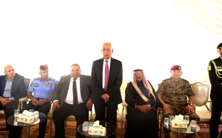 مندوبا عن الملك وولي العهد. العيسوي يعزي عشائر بني خالد والسردية