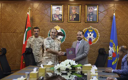 سلطة وادي الأردن وسلاح الهندسة الملكي يوقعان اتفاقية لتنظيف سد شعيب (صور)