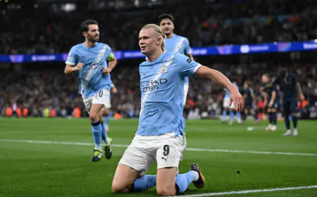 هالاند يدخل تاريخ دوري الأبطال