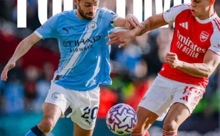 تعادل مثير في الرمق الأخير بين أرسنال ومانشستر سيتي (فيديو)