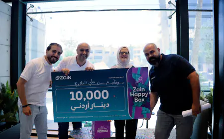 زين تعلن رابح الـ 10,000 دينار