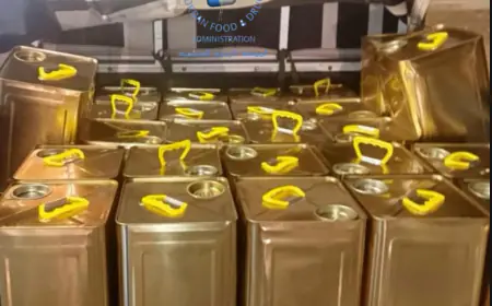 ضبط 30 تنكة زيت زيتون مغشوشة تم الترويج لها عبر إعلان إلكتروني