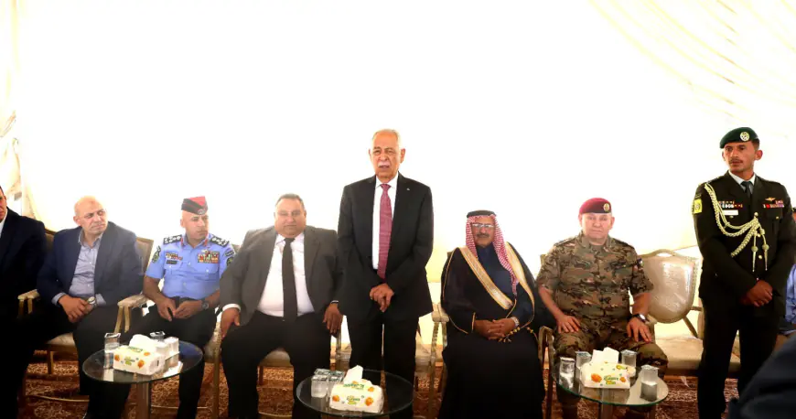 مندوبا عن الملك وولي العهد. العيسوي يعزي عشائر بني خالد والسردية