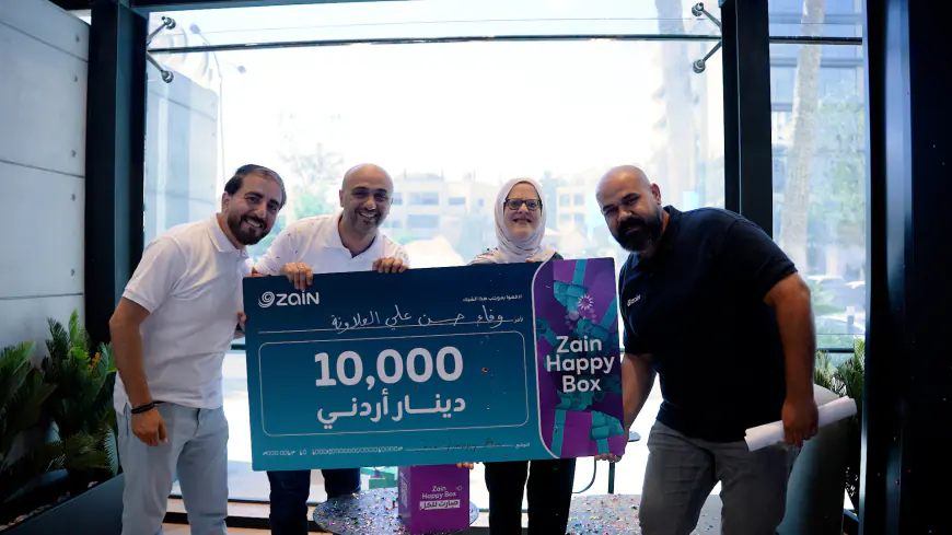 زين تعلن رابح الـ 10,000 دينار