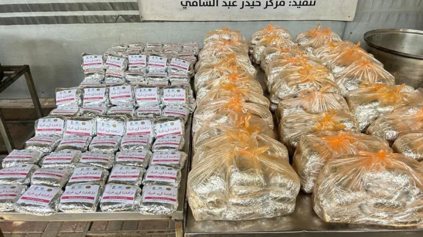 الهيئة الخيرية الأردنية توزع وجبات ساخنة في غزة لتخفيف المعاناة الإنسانية