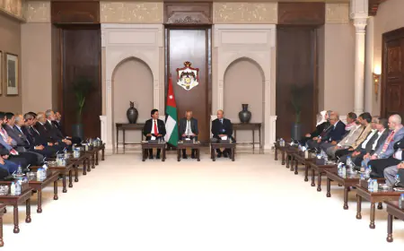 العيسوي يلتقي  وفدا من  أبناء عشيرة القواسمة