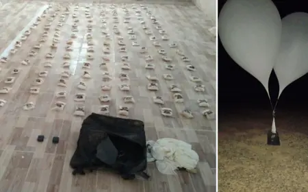 الجيش : إ حباط تهريب مخدرات بوساطة بالونات