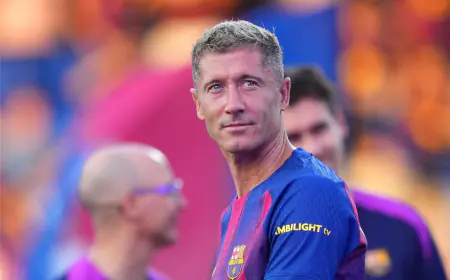 برشلونة يقرر الاستغناء عن ليفاندوفسكي