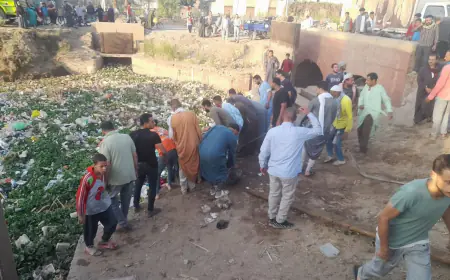 مصر: وفاة طفلة وإنقاذ 11 آخرين بعد سقوط مركبة مدرسة في مصرف مياه بأسيوط