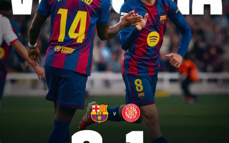 برشلونة يهزم جيرونا ويعزز موقعه في صدارة الليغا