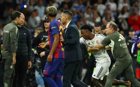 هذا ما قاله لامين جمال إلى نجم ريال مدريد فينيسيوس (فيديو)