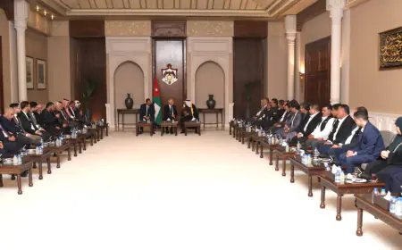 العيسوي يلتقي وفدا من أبناء عشيرة العنيزات