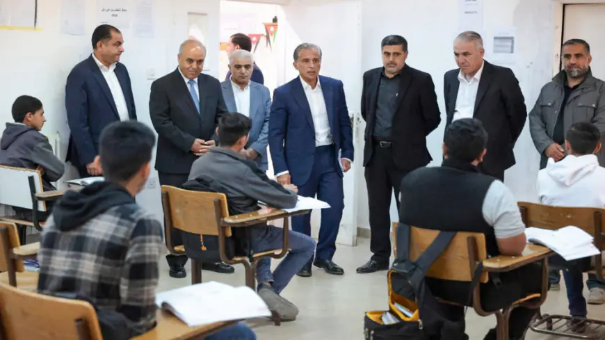 رئيس الوزراء يزور مدرسة الشوبك الزراعية