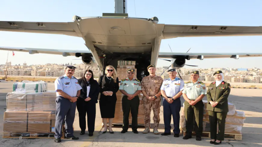 الأردن يتسلم مساعدات طبية من التشيك  تمهيدا لإرسالها لدعم المستشفيات الميدانية في غزة