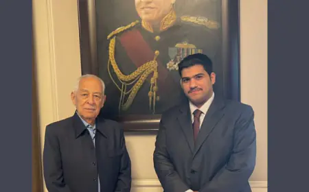 آل خطاب يلتقي رئيس الديوان الملكي الهاشمي العامر