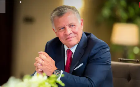 الملك يلتقي وجهاء وممثلين عن أبناء وبنات الكرك