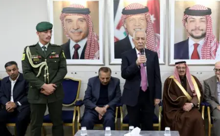 مندوبا عن الملك وولي العهد .. العيسوي يعزي الجلامدة والمعايطة