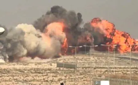  استئناف فعاليات معرض دبي للطيران بعد حادث تحطم مقاتلة هندية 