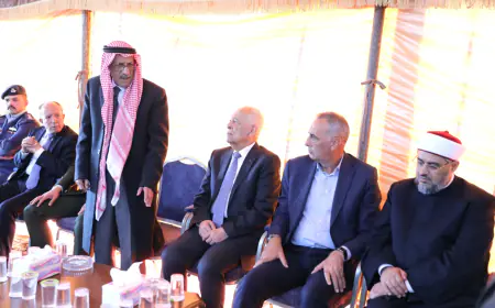 مندوبا عن الملك وولي العهد… العيسوي يعزي عشائر العدوان