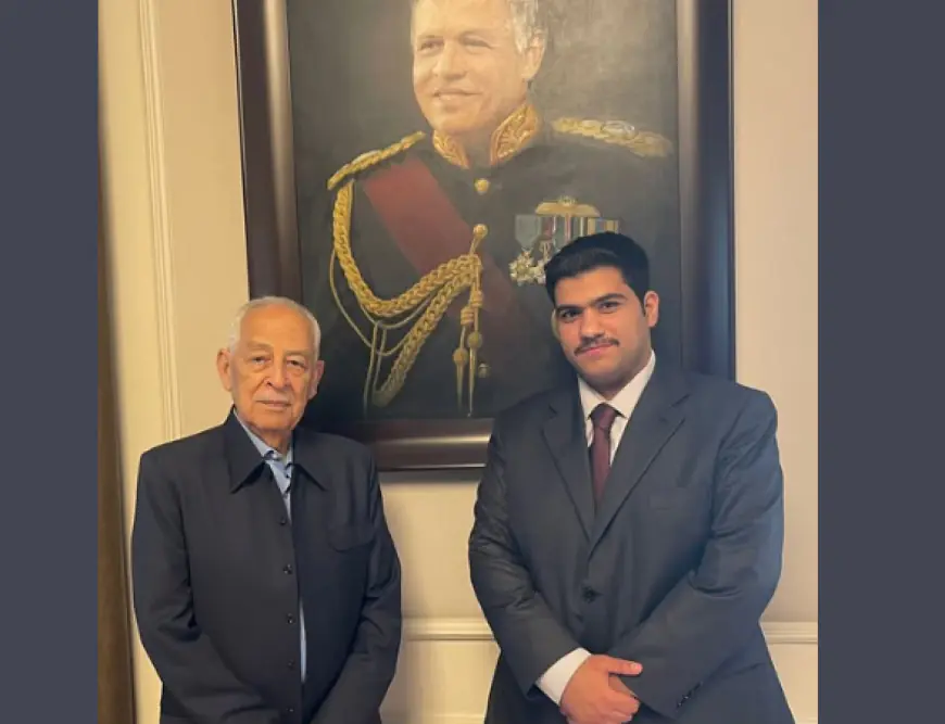 آل خطاب يلتقي رئيس الديوان الملكي الهاشمي العامر