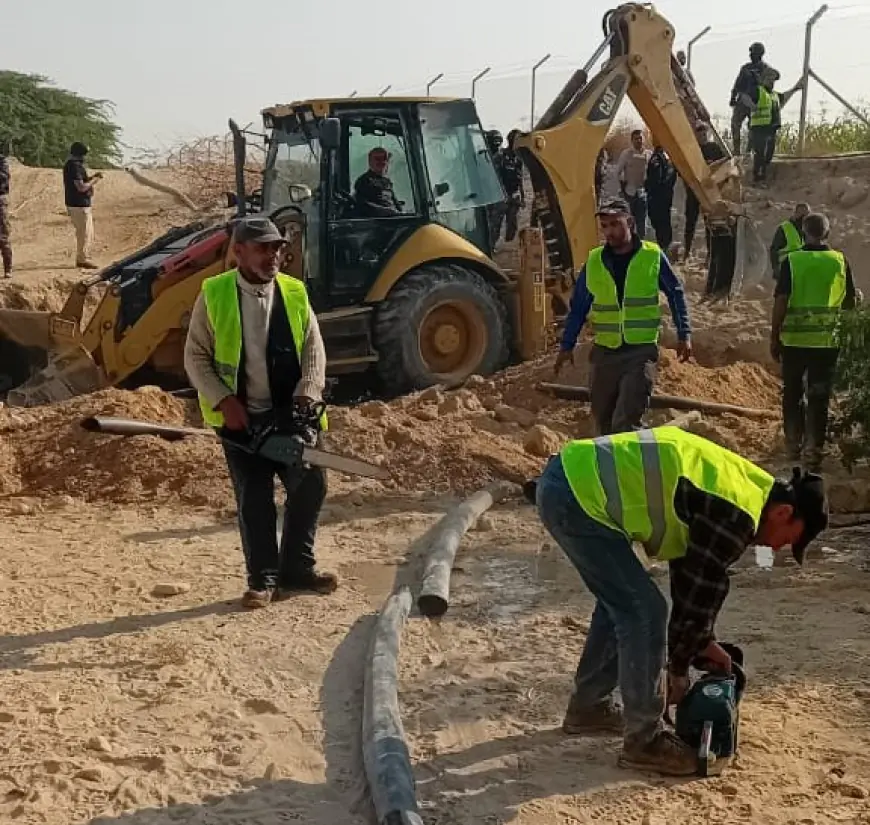 المياه : حملة أمنية كبيرة في الكفرين لردم  (8) أبار مخالفة وخطوط كبيرة لسحب اكثر من 5 الاف متر بالساعة 