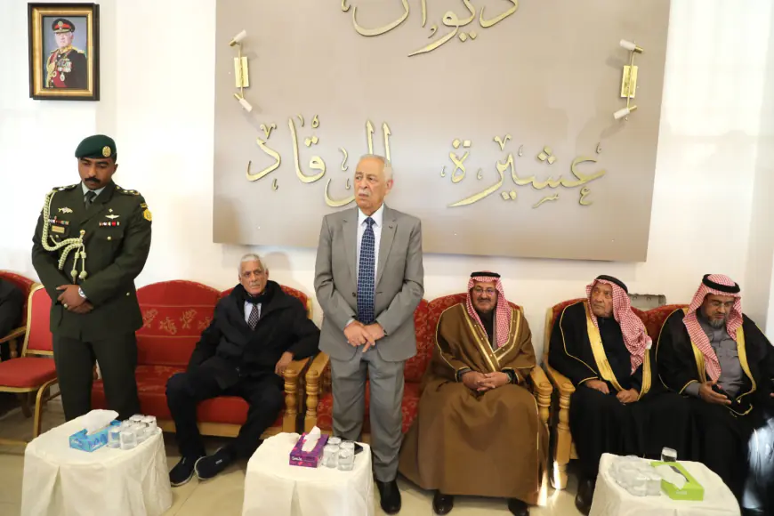 مندوبا عن الملك وولي العهد. العيسوي يعزي الرقاد والعمرو