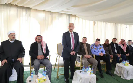 مندوبا عن الملك وولي العهد.. العيسوي يعزي عشيرتي أبو خرمة والسمارنة