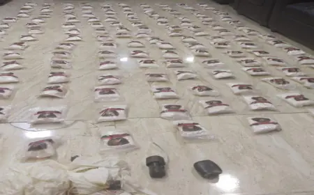 إحباط 4 محاولات تهريب  مخدرات بوساطة بالونات