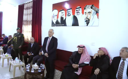 مندوبا عن الملك وولي العهد.. العيسوي يعزي الشلول والصبيحات والغزالي والعثمان