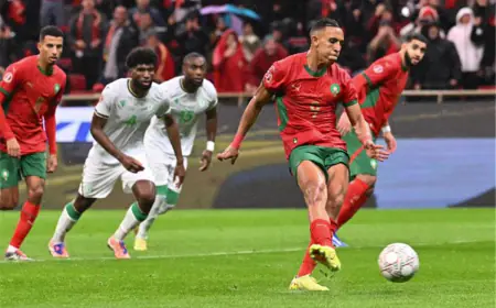 المغرب يتجاوز عقبة جزر القمر في افتتاح (الكان) بهدفين لدياز والكعبي